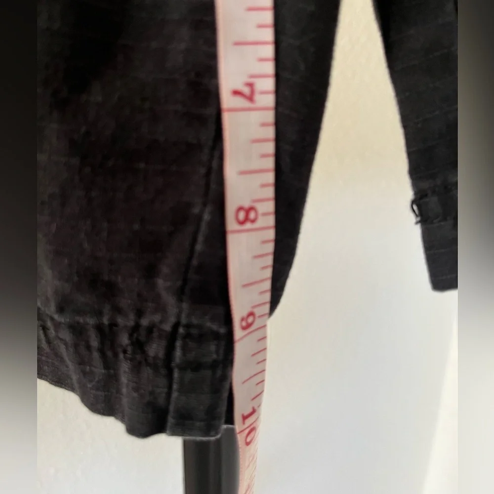 Rip stop Men's Black Cargo Shorts